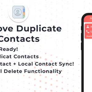 Remove Duplicate Contacts - Android App - Android 12 Ready - Built with Android Studio