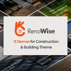 RenoWise - Construction & Building WordPress Theme