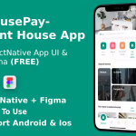 Rent Home App | UI Kit | React Native | Figma | HousePay