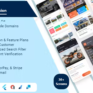 Rentors Plus - Universal Flutter App For Renting and Hiring