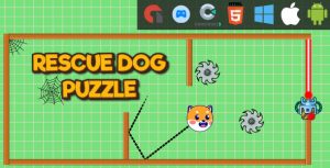 Rescue dog puzzle html5 game web mobile and fb instant games c3p and.jpg