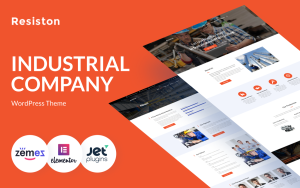 Resiston industrial company wordpress elementor theme.png