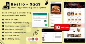 Restro saas multi restaurant online whatsapp food ordering system saas .jpeg