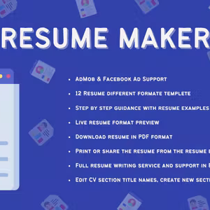 Resume Maker - CV Maker with Admob + Facebook mediation