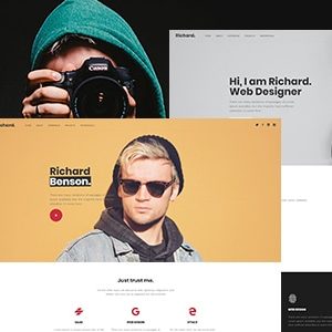 Richard - Onepage Personal WordPress Theme