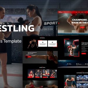 Ring Warriors - Wrestling Academy, Martial Arts And Coaching WordPress Elementor Theme