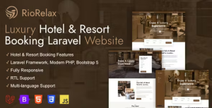Riorelax laravel luxury hotel resort booking website codermarket.png