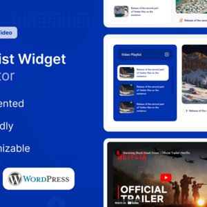 Rira Video - Elementor Video Playlist Widget