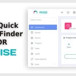 RISE Quick Menu Finder – Smart Sidebar Search for RISE CRM