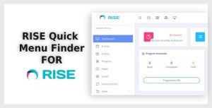 Rise quick menu finder smart sidebar search for rise crm codermarket.jpg