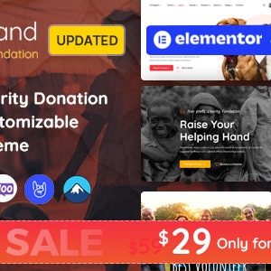 RiseHand - Charity & Donation WordPress Theme