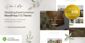 Robbie magie wedding event invitation fse wordpress theme gplpixel.png