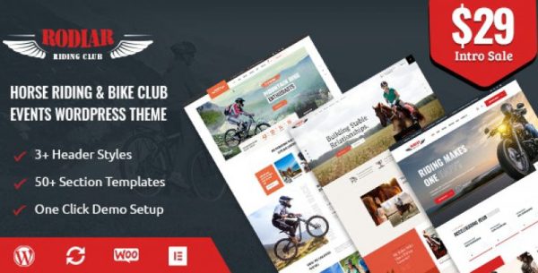 Rodiar – WordPress Theme for Rider’s Club - Image 1