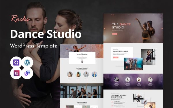 Roksdance - Dancing Academy And Dancing Studio WordPress Elementor Theme - Image 1