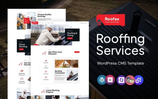 Roofax - Roofing Care Company WordPress Elementor Theme - Image 1