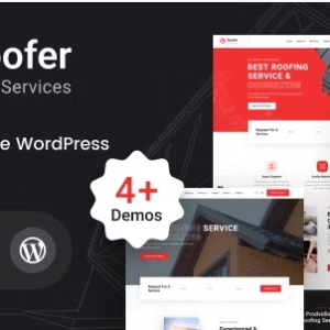 Roofer - Roofing Services WordPress Theme + RTL