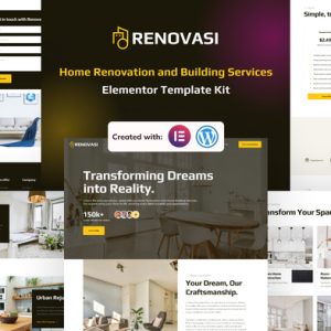 Roovi - Home Improvement Elementor Template Kit