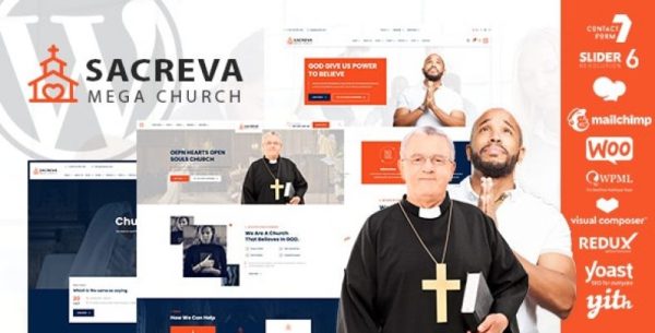 Sacreva – Church WordPress Theme - Image 1