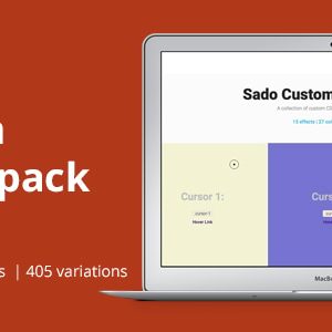 Sado Custom Cursor Pack | JavaScript Cursor Plugin