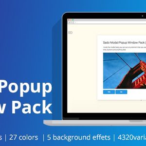 Sado Modal / Pop up Window Pack