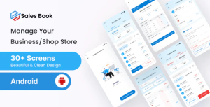 Salesbook mobile pos inventory android ui kit codermarket.png