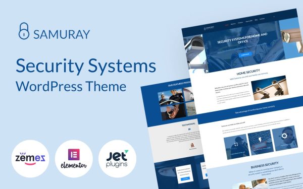 Samuray - Elementor-based security WordPress Theme - Image 1