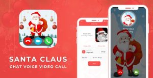 Santa claus voice video call with admob ads android codermarket.jpg
