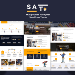 Sato - Handymen Services WordPress Theme