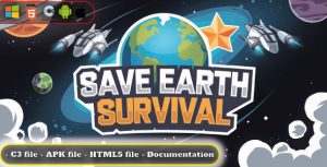 Save earth survival action arcade survival game html5 construct 3 .jpg