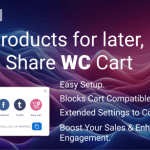 Save products for later, Save & Share WooCommerce Cart
