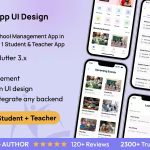 SchoolMate Template: School Management App in Flutter(Android, iOS) | 2 in 1 Student & Teacher App