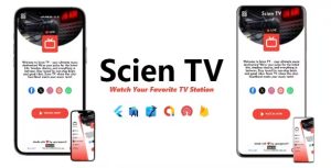 Scien tv single station tv app admob onesignal firebase codermarket.jpg