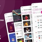 Scora: Sport Application UI KIT ( LiveScore, LiveMatches, News, Videos... )