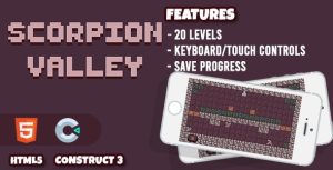 Scorpion valley bomberman construct 3 html5 game gplpixel.jpg