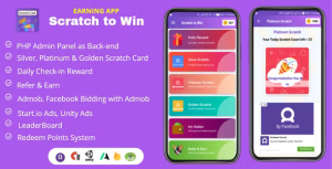 Scratch to win android earning app admob facebook bidding startapp unity.png