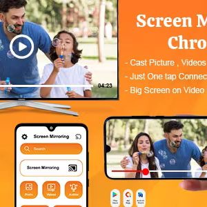 Screen Mirroring - Chromecast - Miracast - Cast to TV - Screen Cast Direct - Cast Android Device