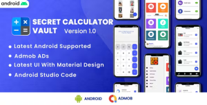 Secret calculator vault hide photo lock videos android code admob ads.png
