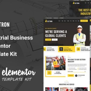 Sectron - Industrial Business Elementor Template Kit