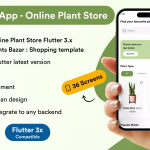 Seed2Plants App - Online Plant Store Flutter 3.x (Android, iOS) UI app - Plants Bazar : Shopping App