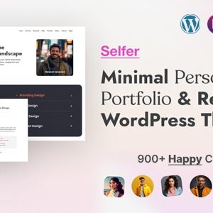 Selfer – Minimal Personal Portfolio WordPress Theme