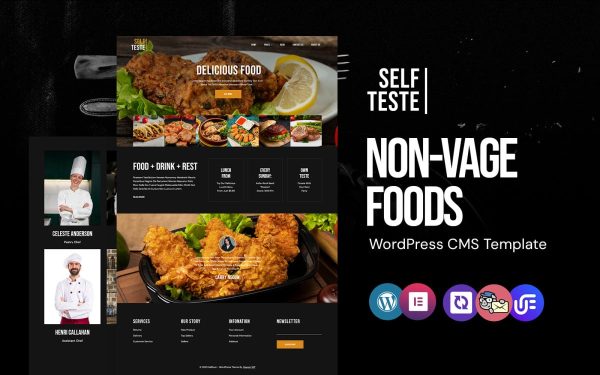 Selftest - Restaurant and Nonveg Food WordPress Elementor Theme - Image 1