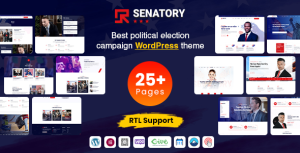 Senatory political candidate wordpress theme vl2 gplpixel.png
