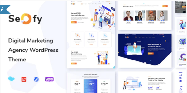 Seofy Digital & Marketing WordPress Theme - Image 1