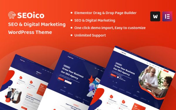 Seoico - SEO & Digital Marketing WordPress Theme - Image 1