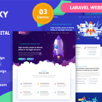 SEOsky - Laravel SEO & Digital Marketing Agency Website Script
