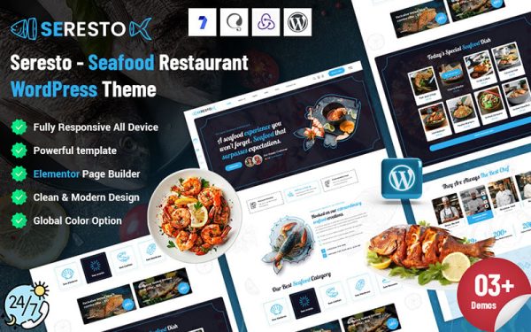 Seresto - Scuba Seafood WordPress Theme - Image 1