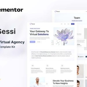 Sessi - Saas & Virtual Agency Elementor Template Kit
