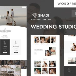 Shadi - Wedding Studio, Photography And Videography WordPress Elementor Theme