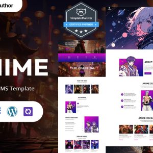 Shiroe - Anime, Manga Store And Portfolio WordPress Elementor Theme