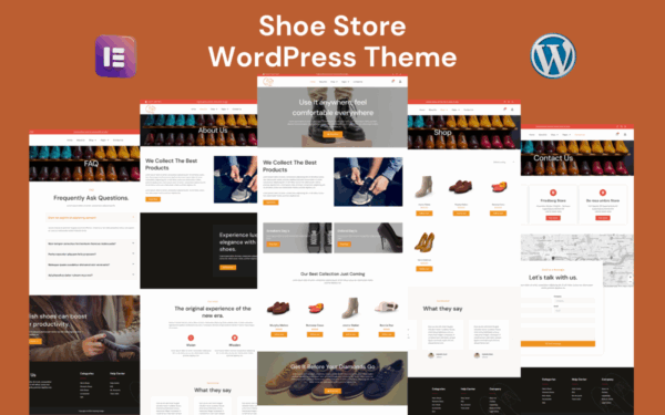 Shoe Store WooCommerce Elementor WordPress Theme - Image 1